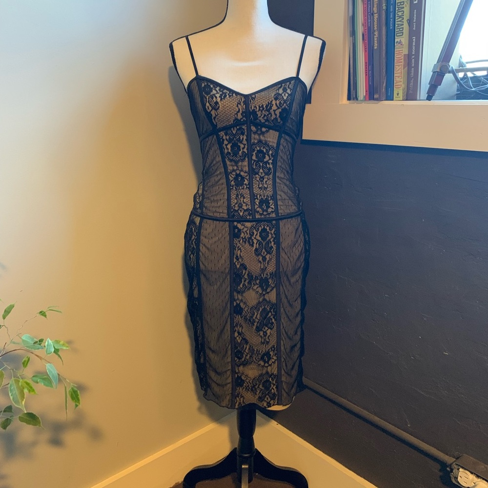 Vintage Guess by Marciano black lace dress